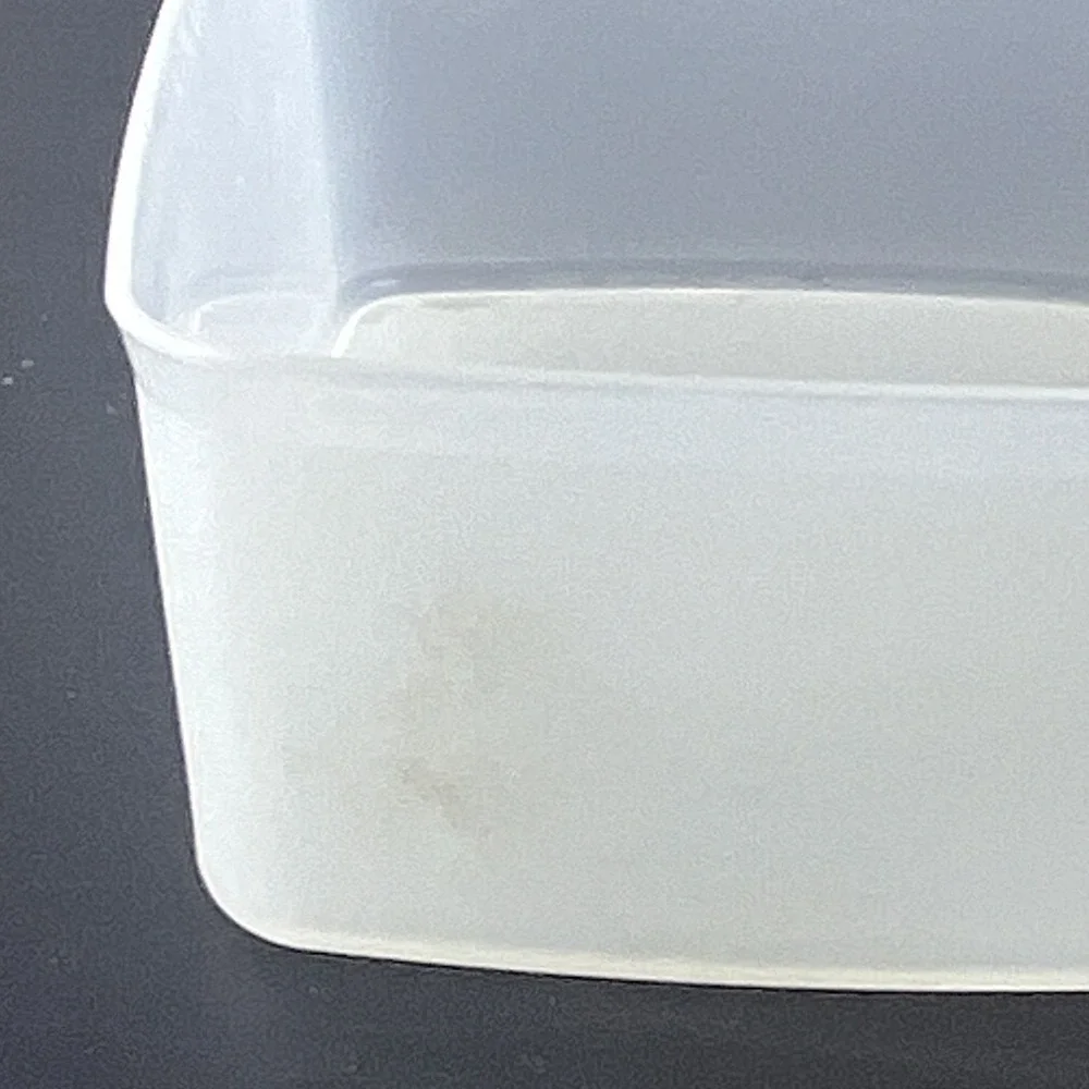 Vintage Tupperware 311-55 Clear Square Plastic Food Storage Container Replacemen